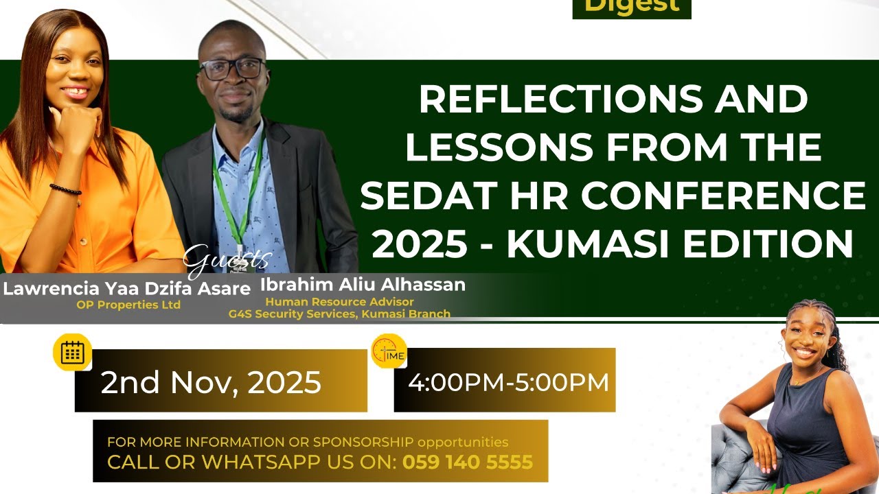 Reflections and Lessons from the SEDAT HR Conference 2025 Kumasi Edition