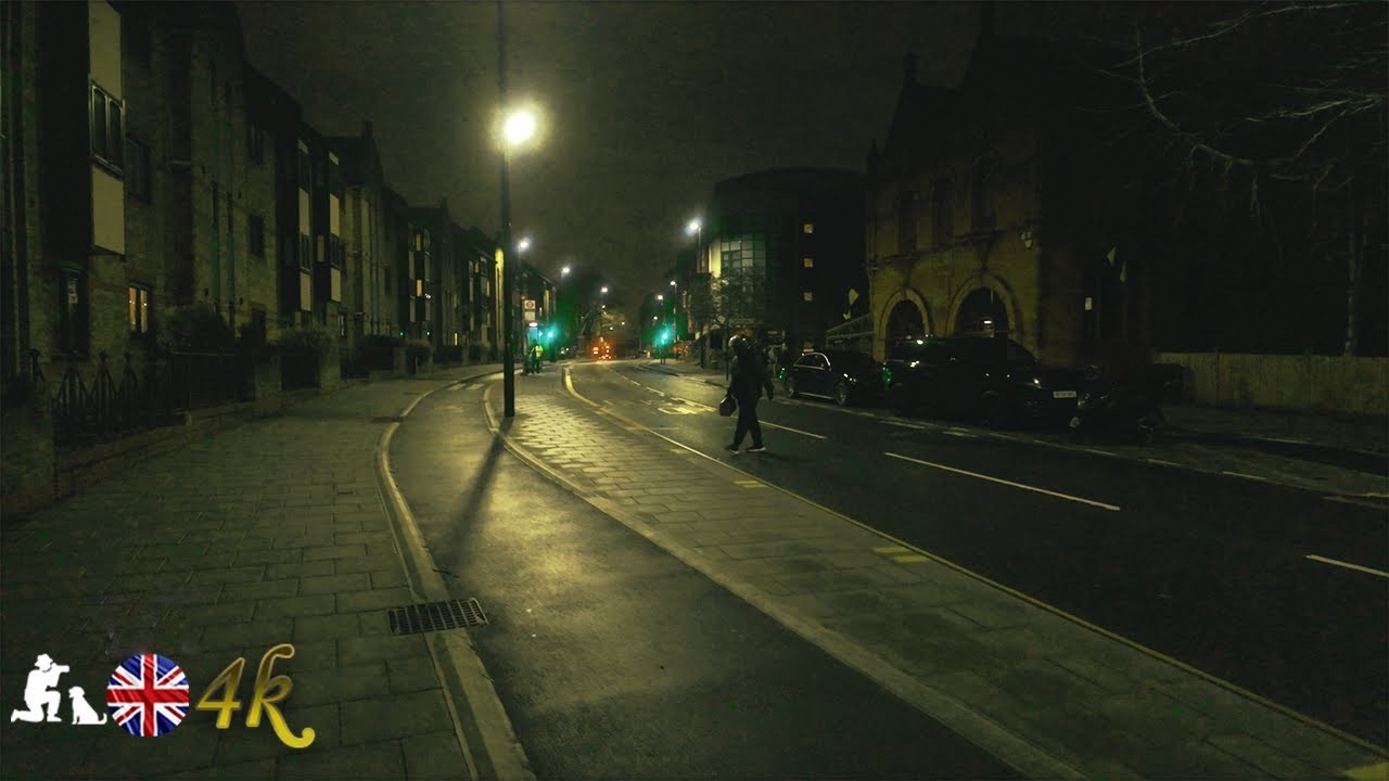 Walking in London 4k - evening city Ambient ASMR