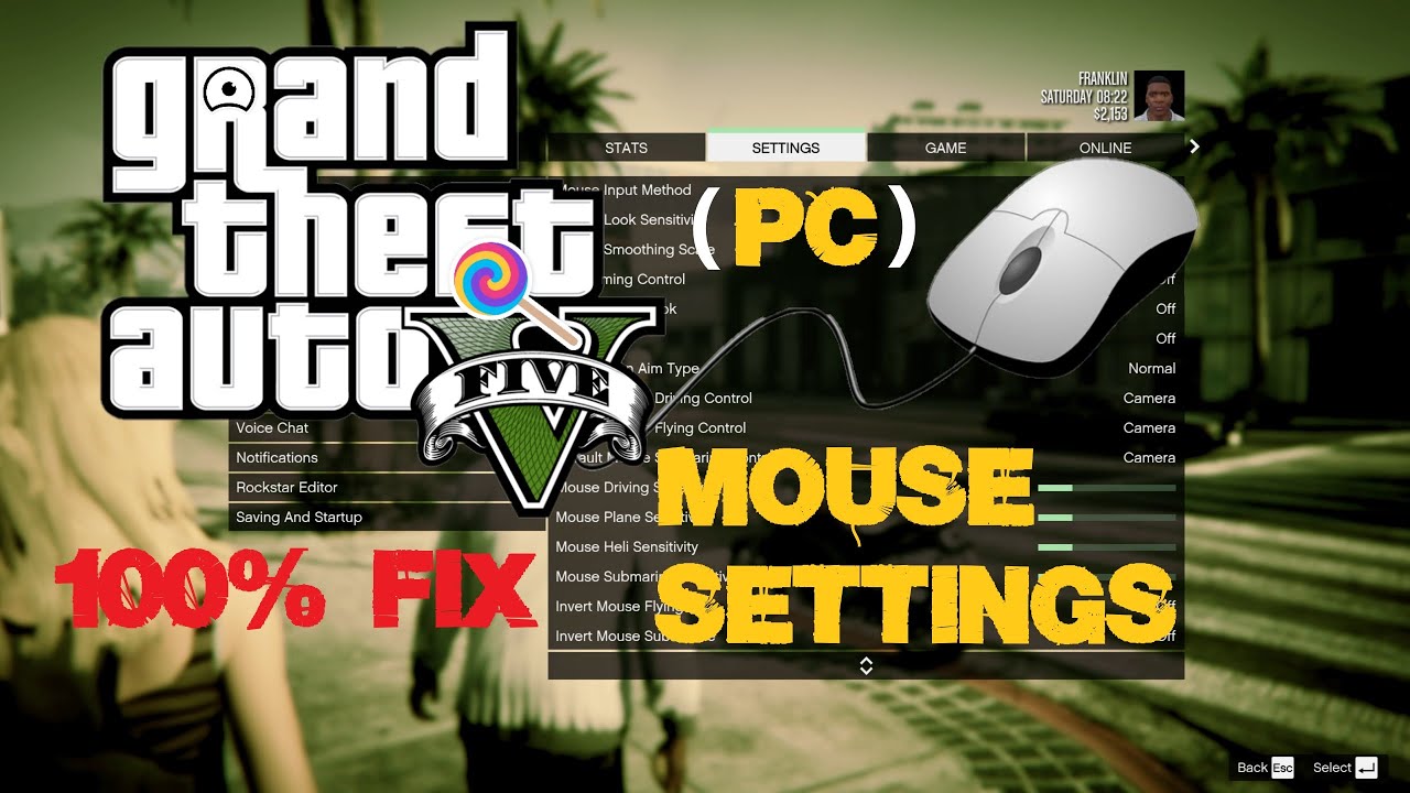 GTA 5 PC Mouse Settings: Fix Acceleration, Stutter, Smoothing Guide