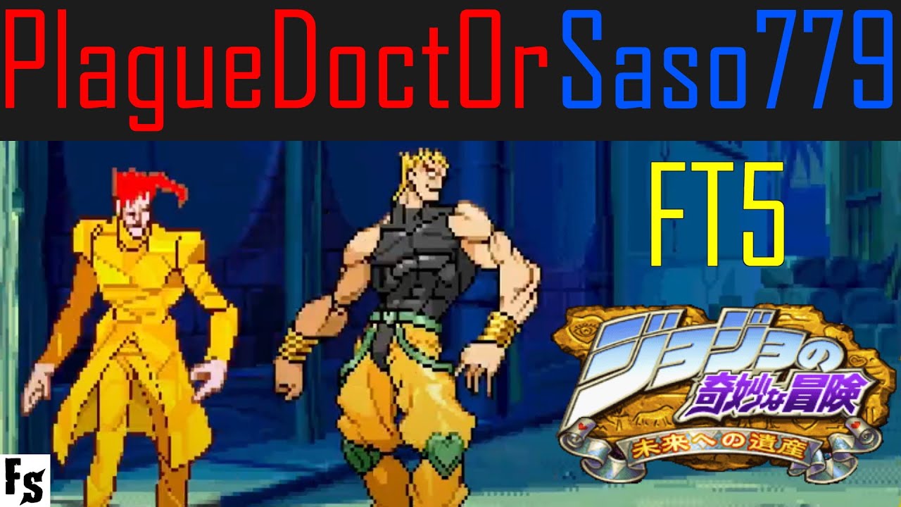 JJBA: Heritage for the Future - PlagueDoct0r [Rubber Soul] vs Saso779 [Polnareff/DIO] Fightcade FT5
