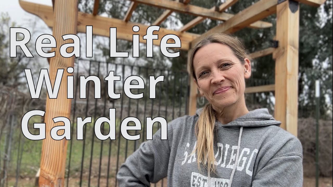 January Garden Tour | Real Winter Veggie Garden