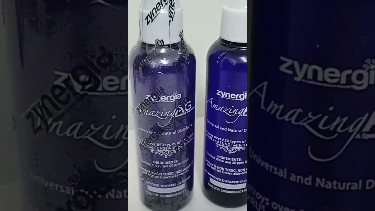 #zynergiaproduct #amazing AG distroys 650 types of bacteria, virus & fungi