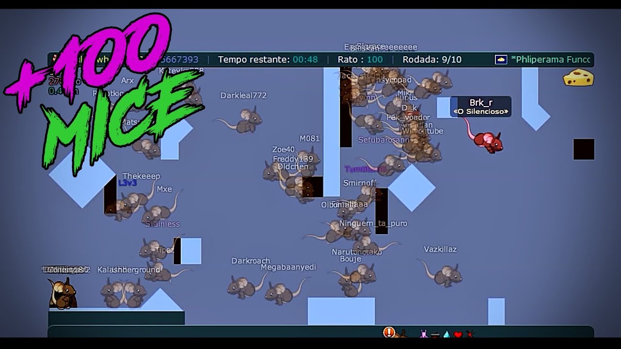 Transformice - Brkrmn (+100 MICE [NASA]) Racing Gameplay #87