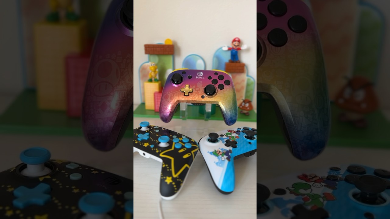 💫 Changing PDP Gaming Rematch Controller faceplates. #nintendoswitch #supermariobros