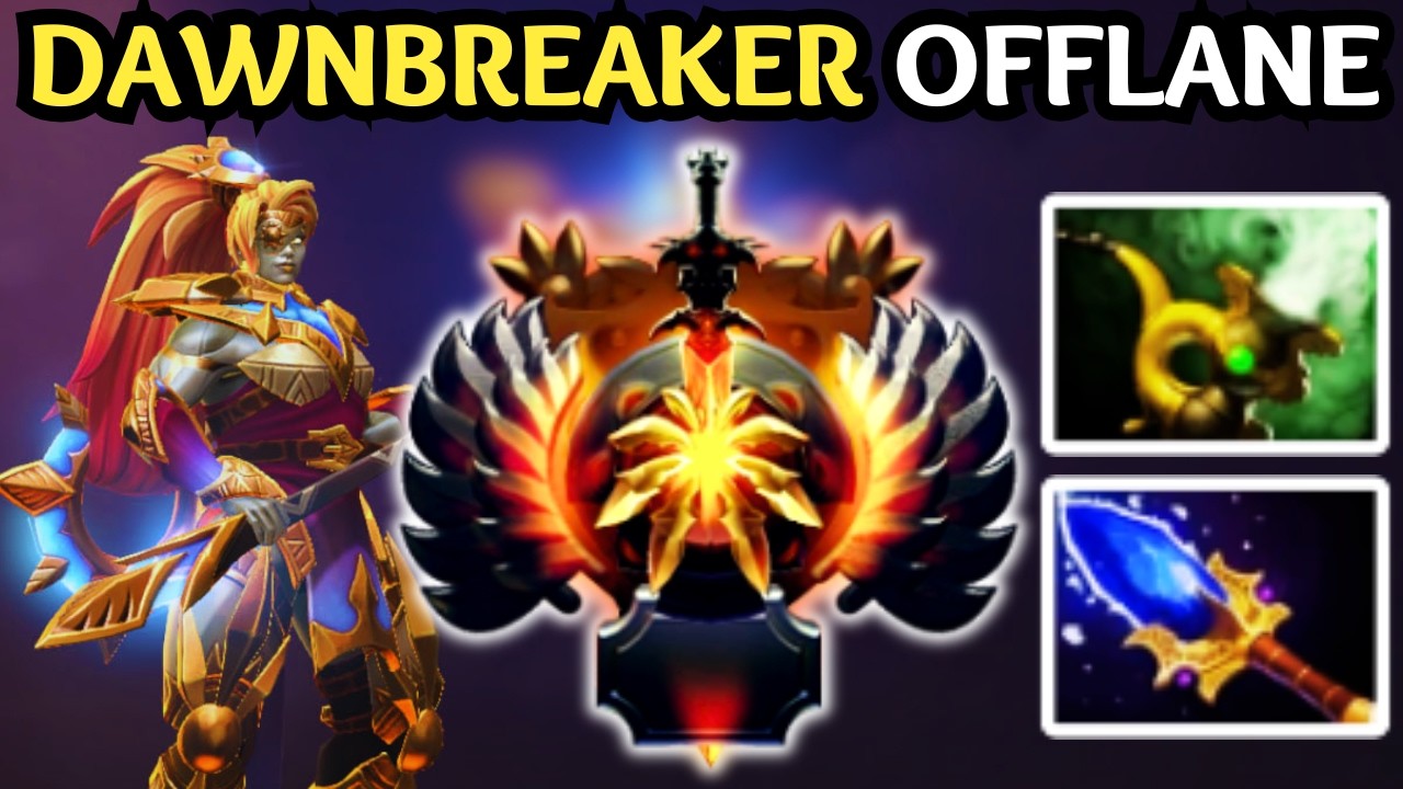 🔥 DAWNBREAKER OFFLANE IS META — HEAL, STUN & TEAMFIGHT CONTROL | DOTA 2 🔥