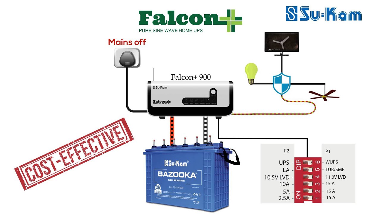 Pure Sine Wave Inverter/UPS 1KW Review- SuKam Falcon Plus