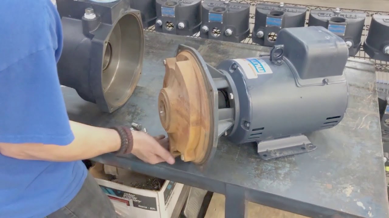 Pulling Motor End off of a Centrifugal Pump