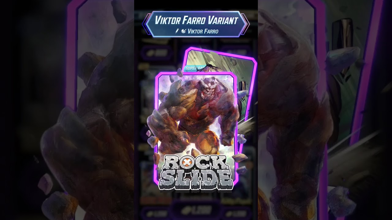 marvel snap - rock slide | viktor farro variant