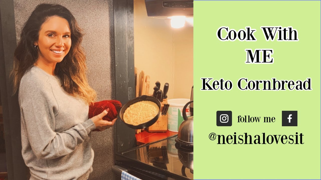 #KETO Cornbread | Cook with Me { #vlog } #countryketo