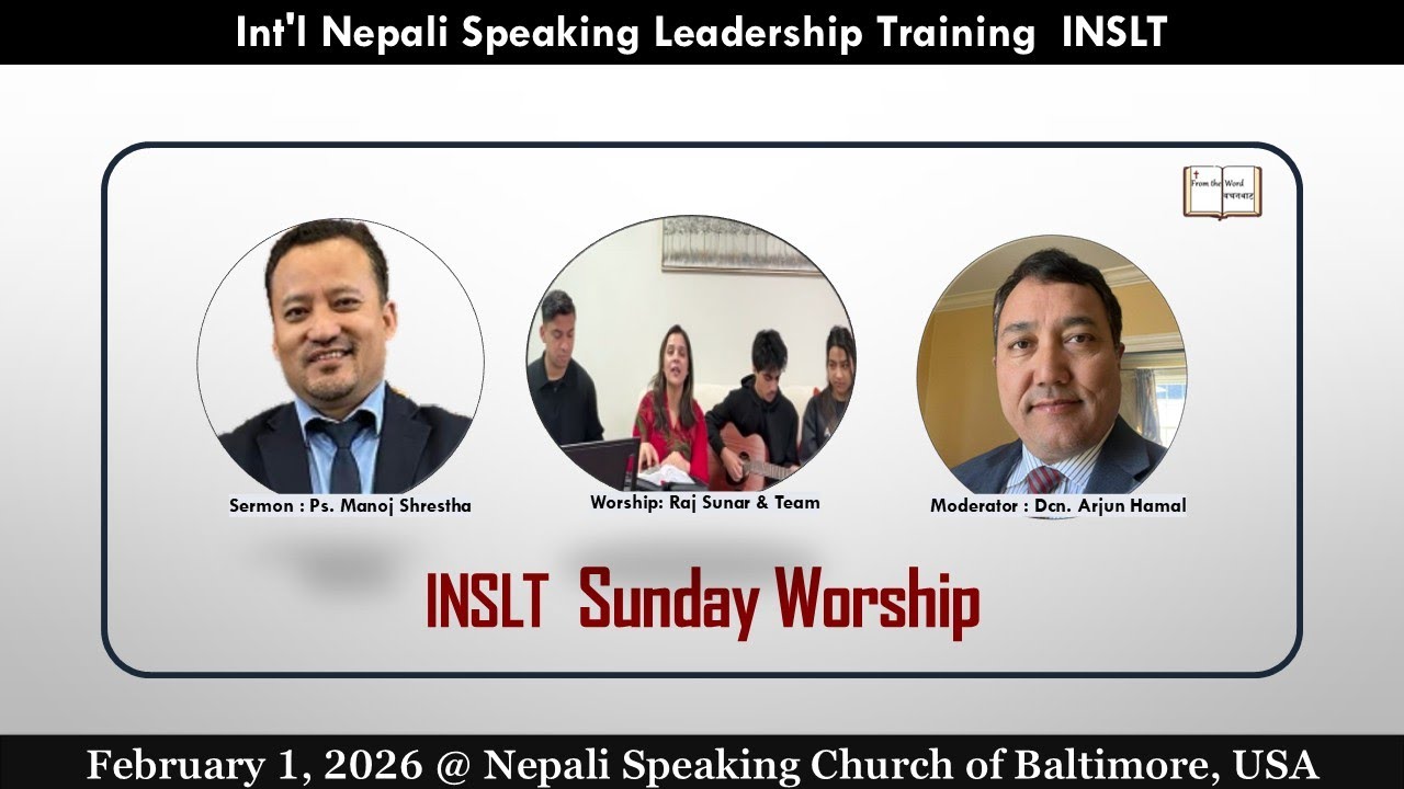 INSLT Sunday Worship Service