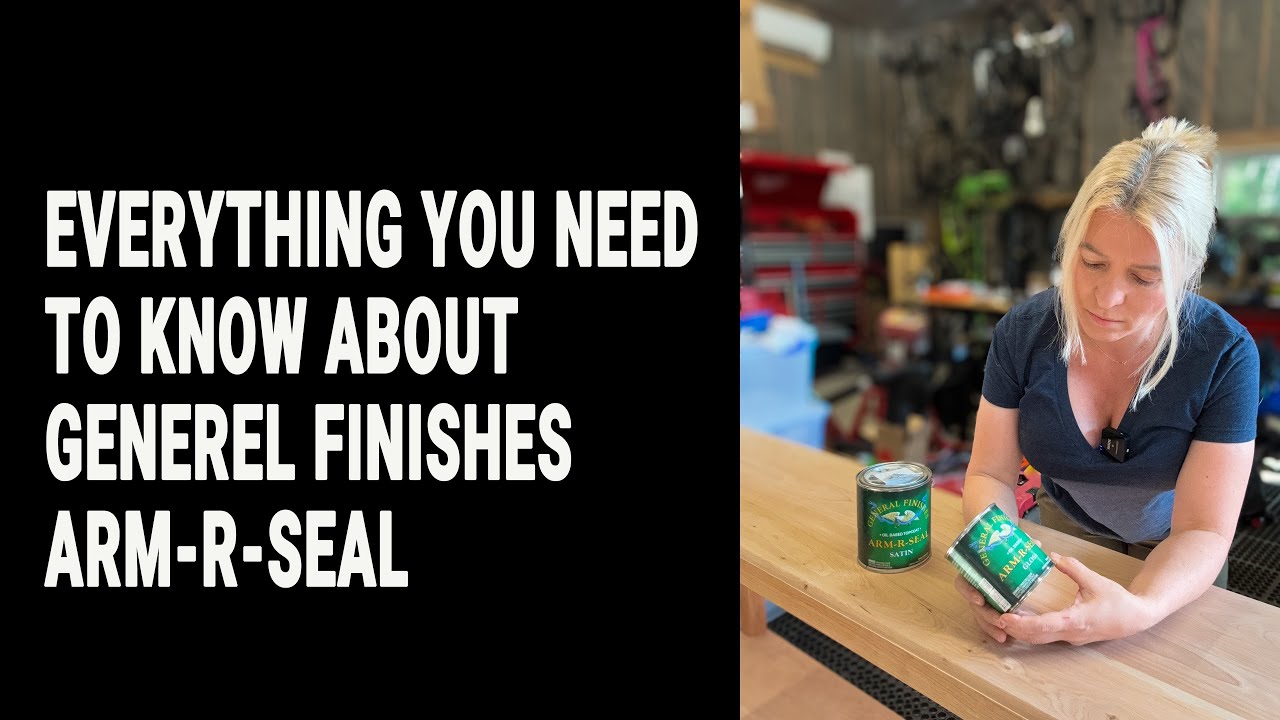 A finish durable enough for a wooden countertop. General Finishes, Arm-R-Seal top coat. How to apply