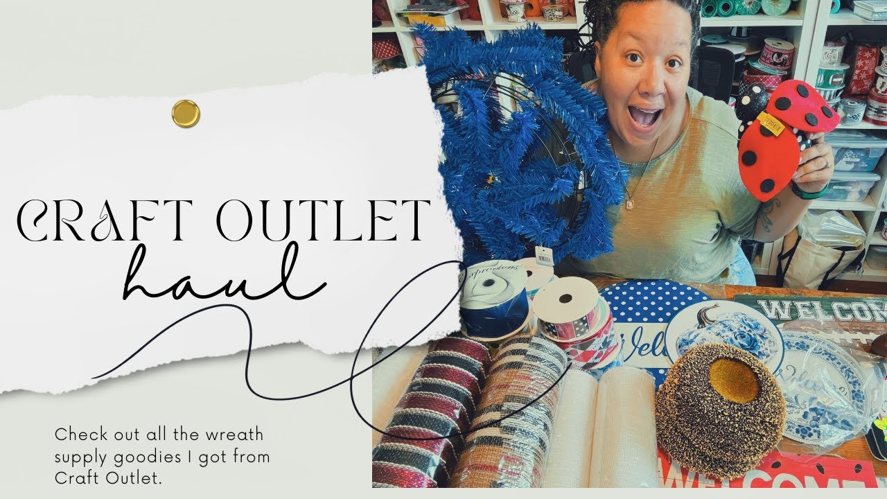 Craft Outlet Order | Large Wreath Supply Haul