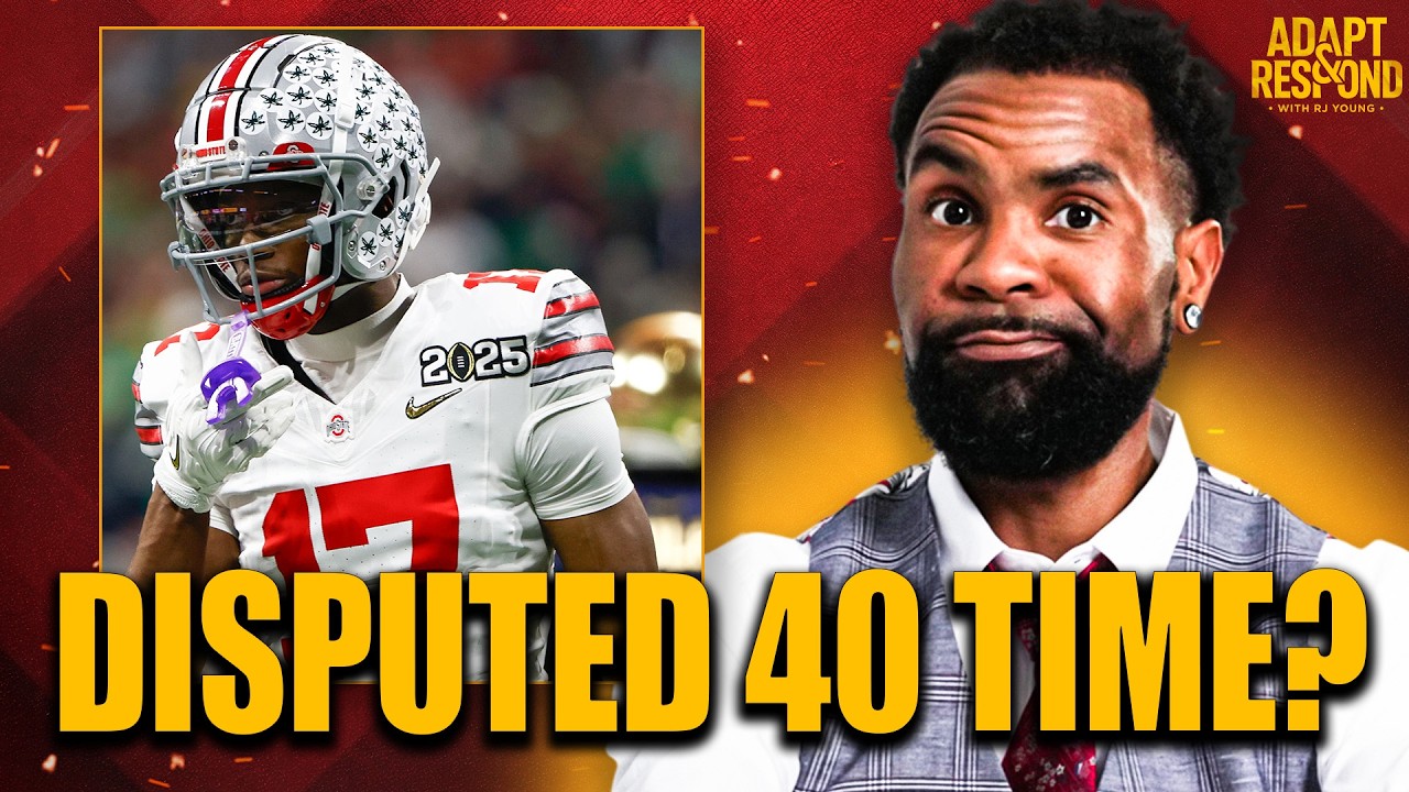 Ohio State WR Carnell Tate's 40-yard dash time DISPUTED?!