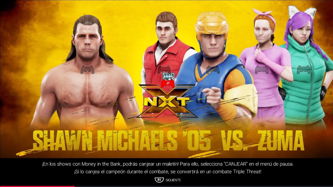 WWE 2k19 Shawn Michaels vs Zuma