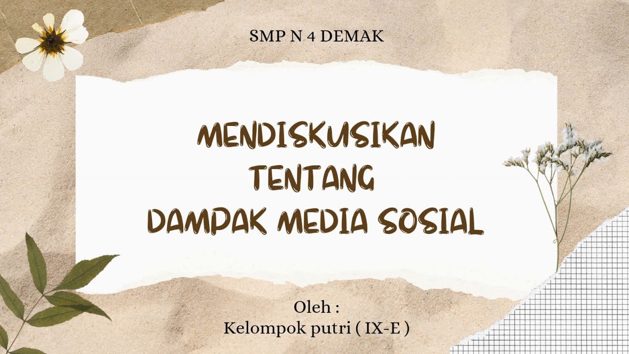 DISKUSI DENGAN TOPIK 
