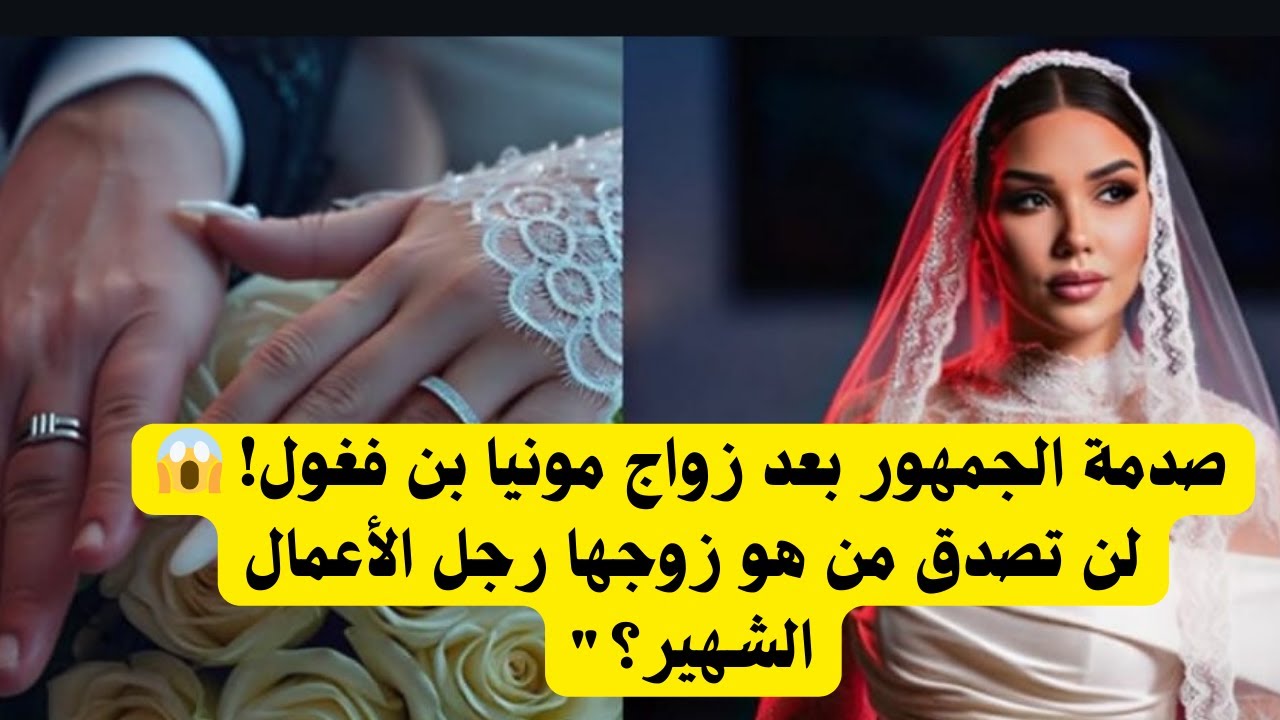 أول صور وفيديو من زفاف مونيا بن فغول وأمير بداوي.. تفاصيل سرية تُكشف لأول مرة! 💍"