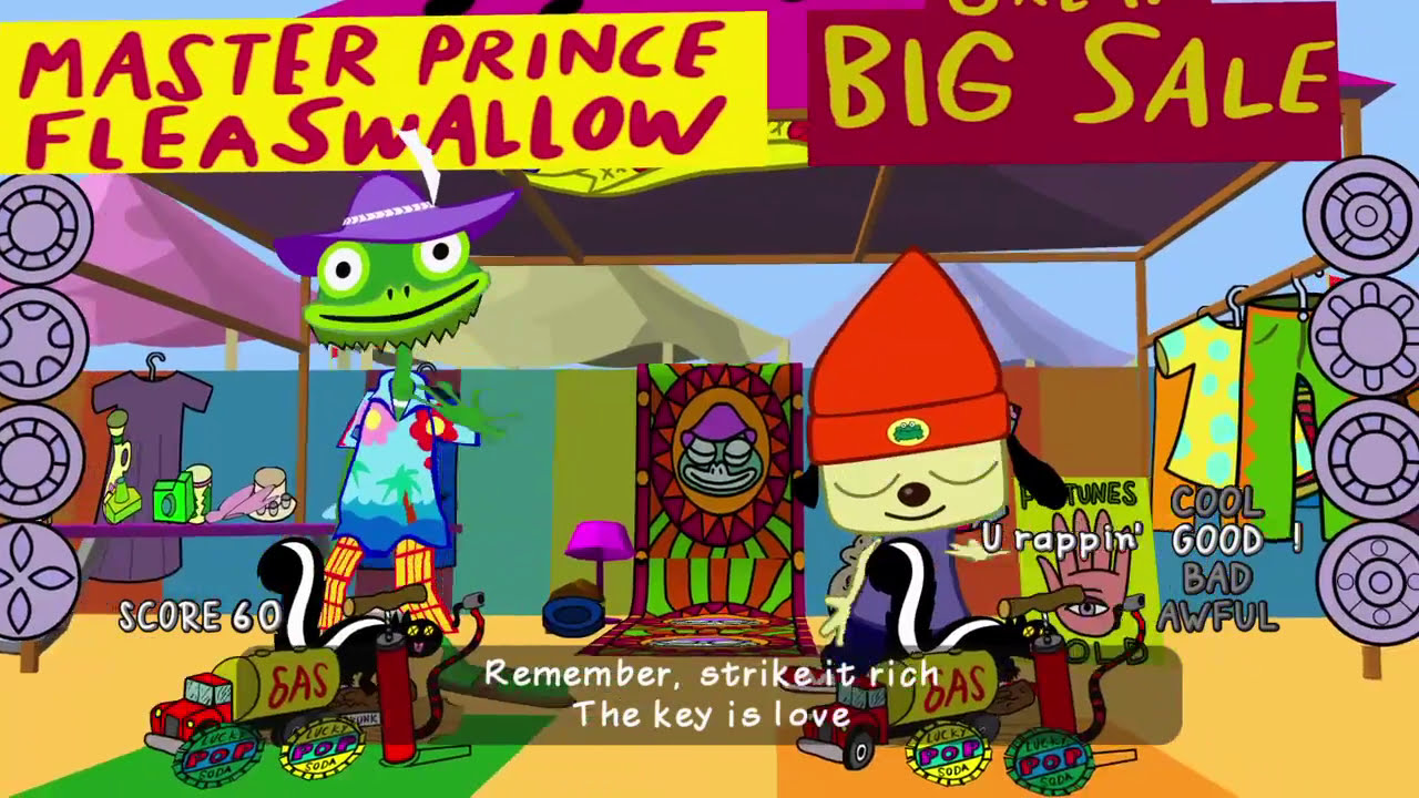 PaRappa The Rapper Remastered - Stage 3 (Prince Fleaswallow) PS4