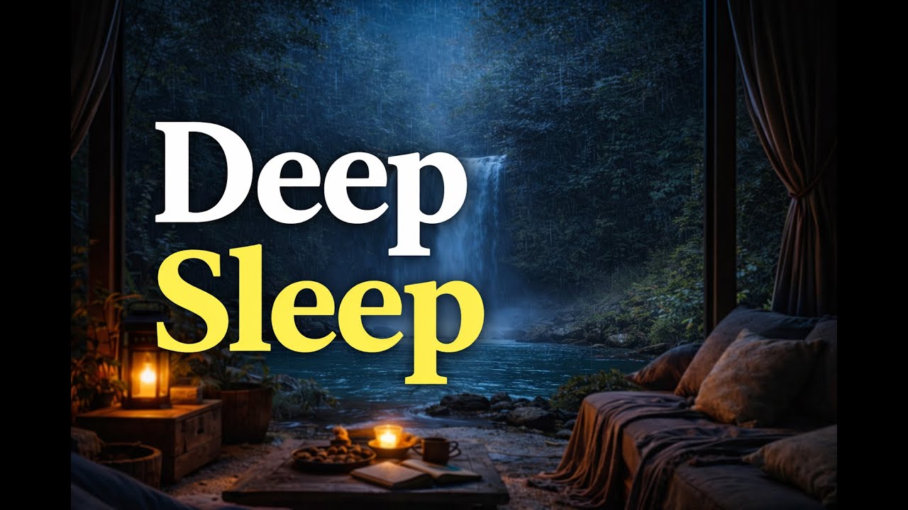 Waterfall Sounds for Sleeping | Pure Nature ASMR (No Music)