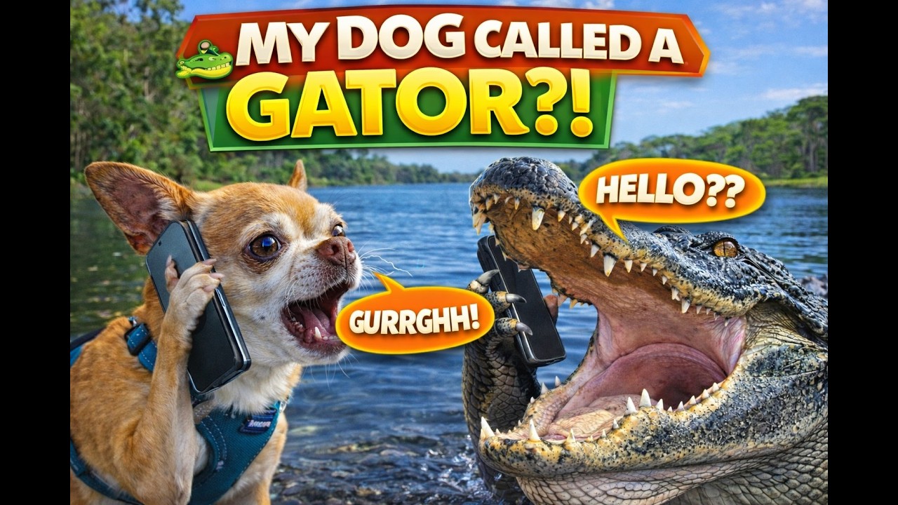 My Chihuahua Has a “Gator Call”… and It Actually Worked 🐊