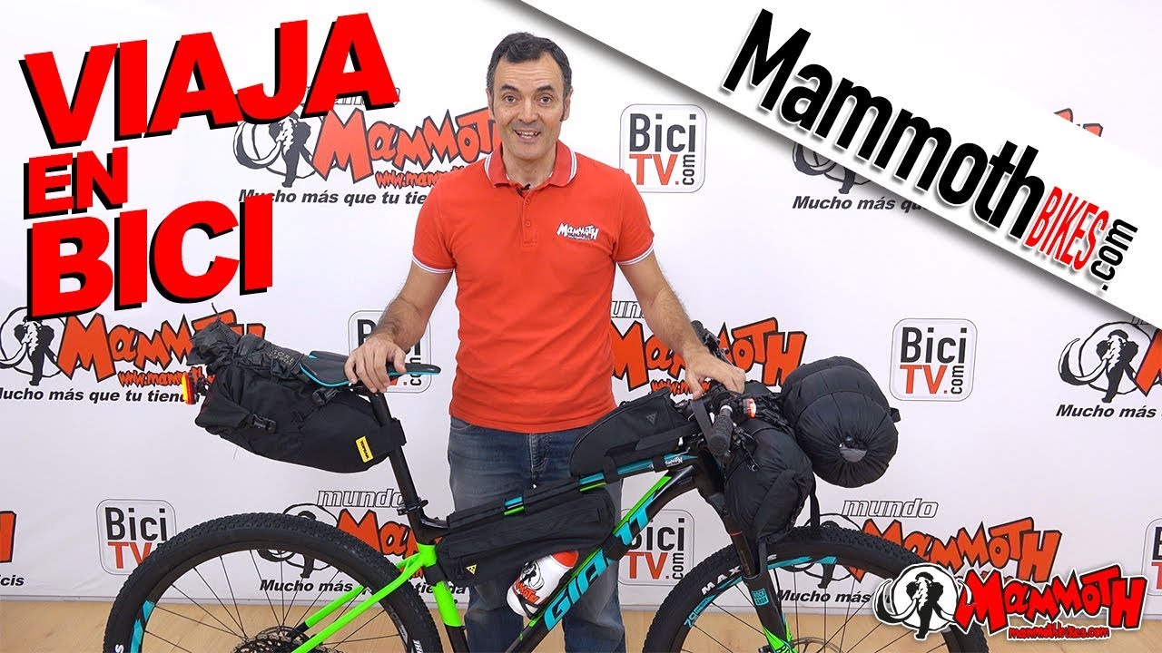 Cómo llevar equipaje en la bici sin portabultos. Topeak Bikepacking