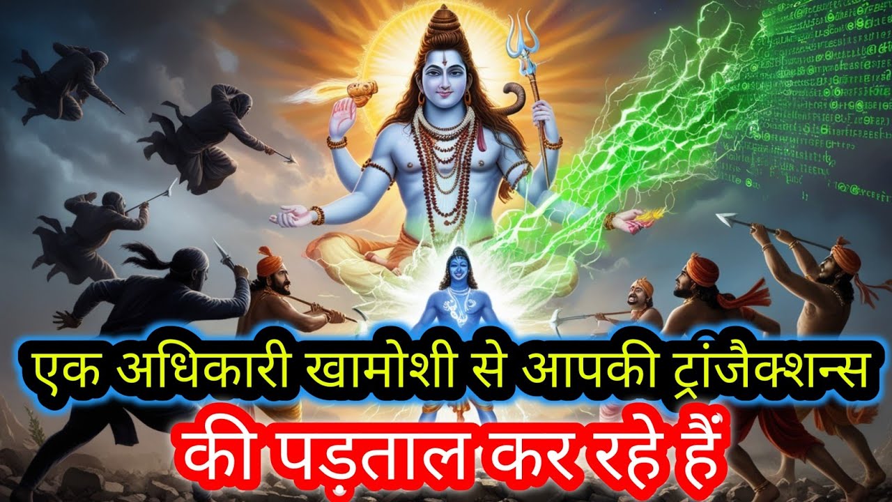 22:22🕉एक अधिकारी खामोशी से आपकी ट्रांजैक्शन्स की पड़ताल कर रहे हैं🚩Mahadev ji ka Sandesh