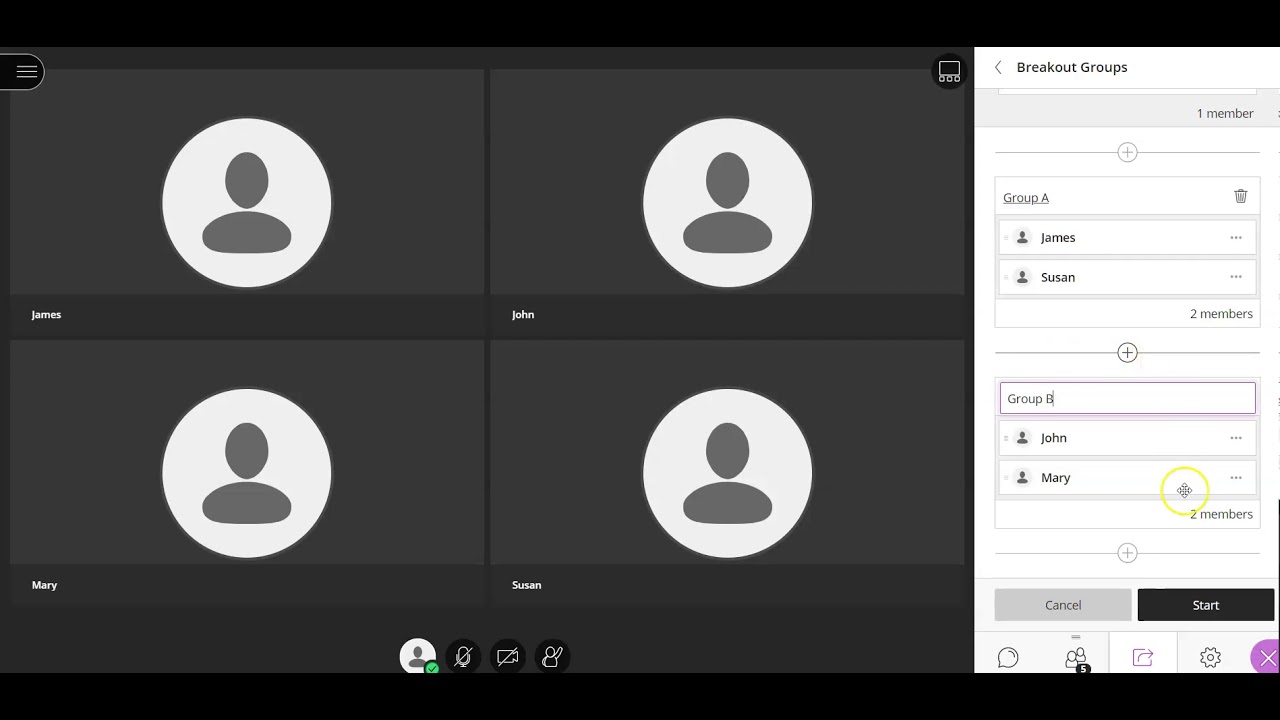 Breakout Groups in Collaborate Ultra