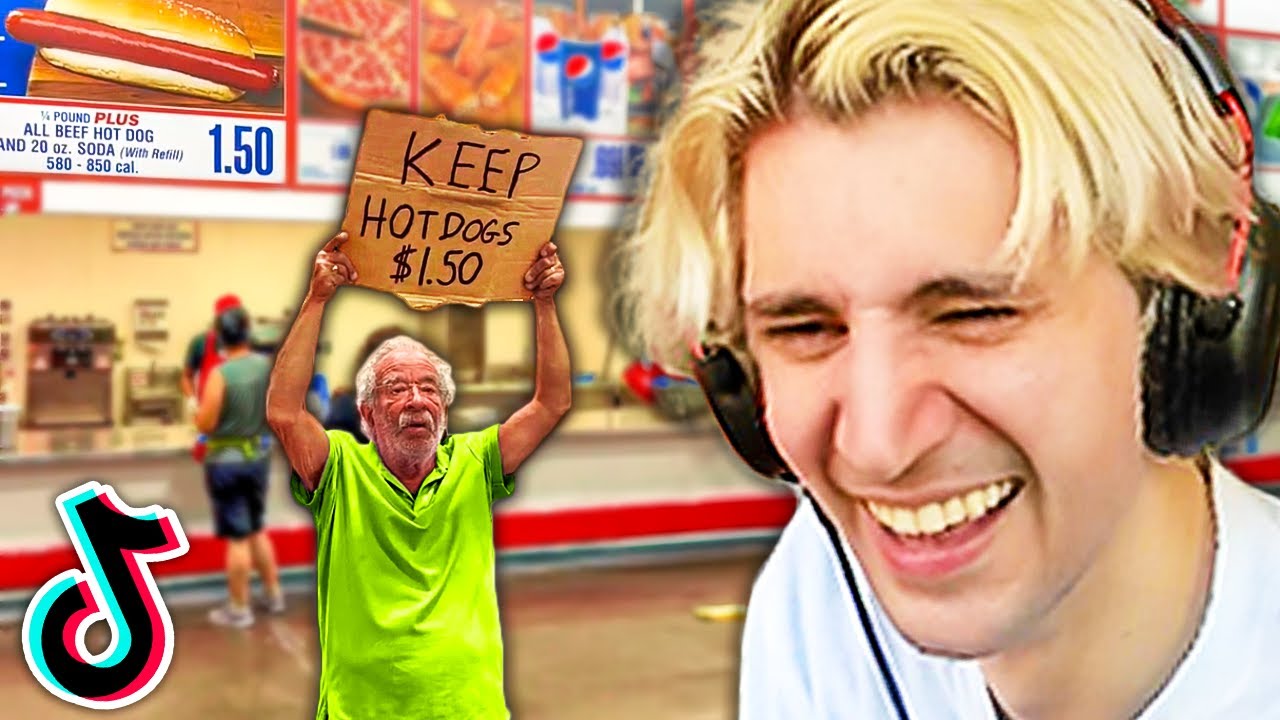 xQc CAN'T STOP LAUGHING at TIKTOKS!
