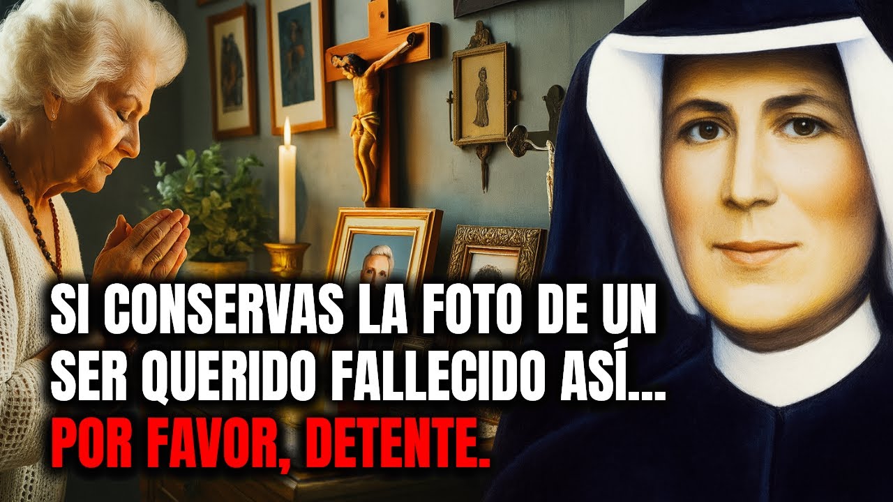 Si conservas la foto de un ser querido fallecido así… por favor, detente | Santa Faustina