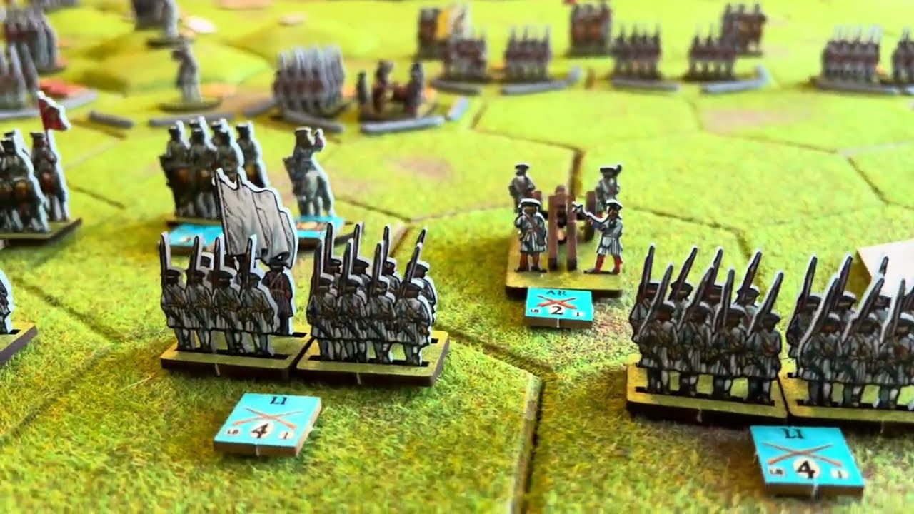 Horse & Musket (Hollandspiele) vs. Horse & Foot (Phil Sabin) - a comparison via Neerwinden 1693