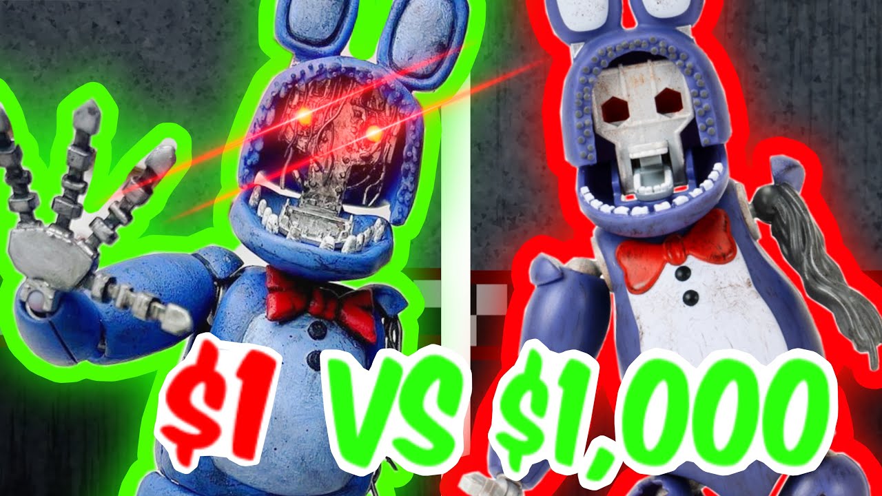 ФИГУРКИ FNaF $1 ПРОТИВ $1000 FUNKO VS JAZWARES…