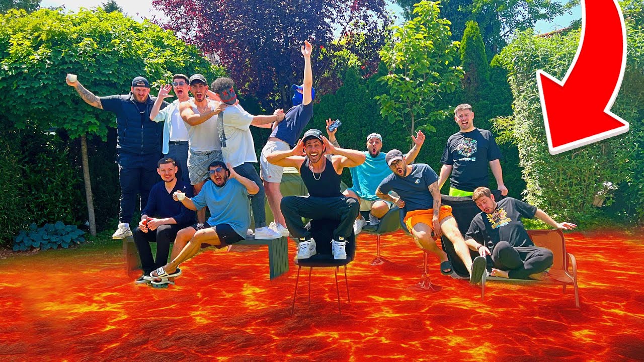 DER BODEN IST LAVA in PAULBERGER VILLA mit 13 YouTubern!