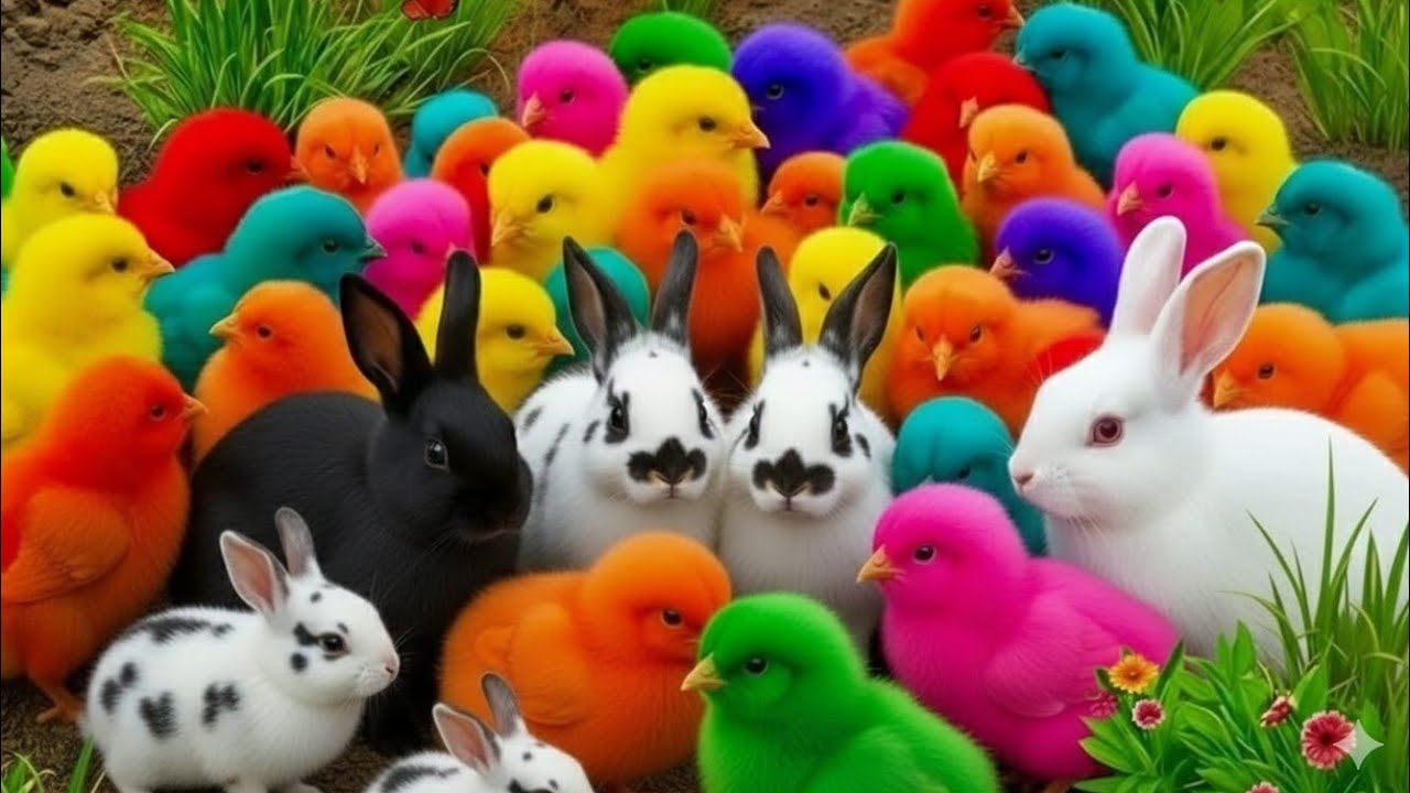 Tangkap Ayam Lucu, Ayam Warna Warni, Ayam Rainbow Gokil, Kelinci, Kucing Lucu, Bebek, Hewan Lucu