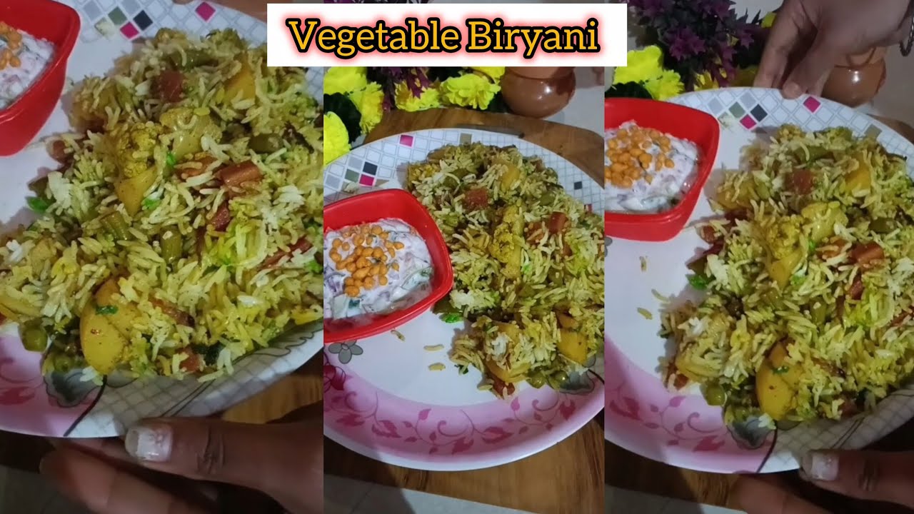 Vegetable Biryani recipe #biryani #recipe #vegetable #cooking #viral 