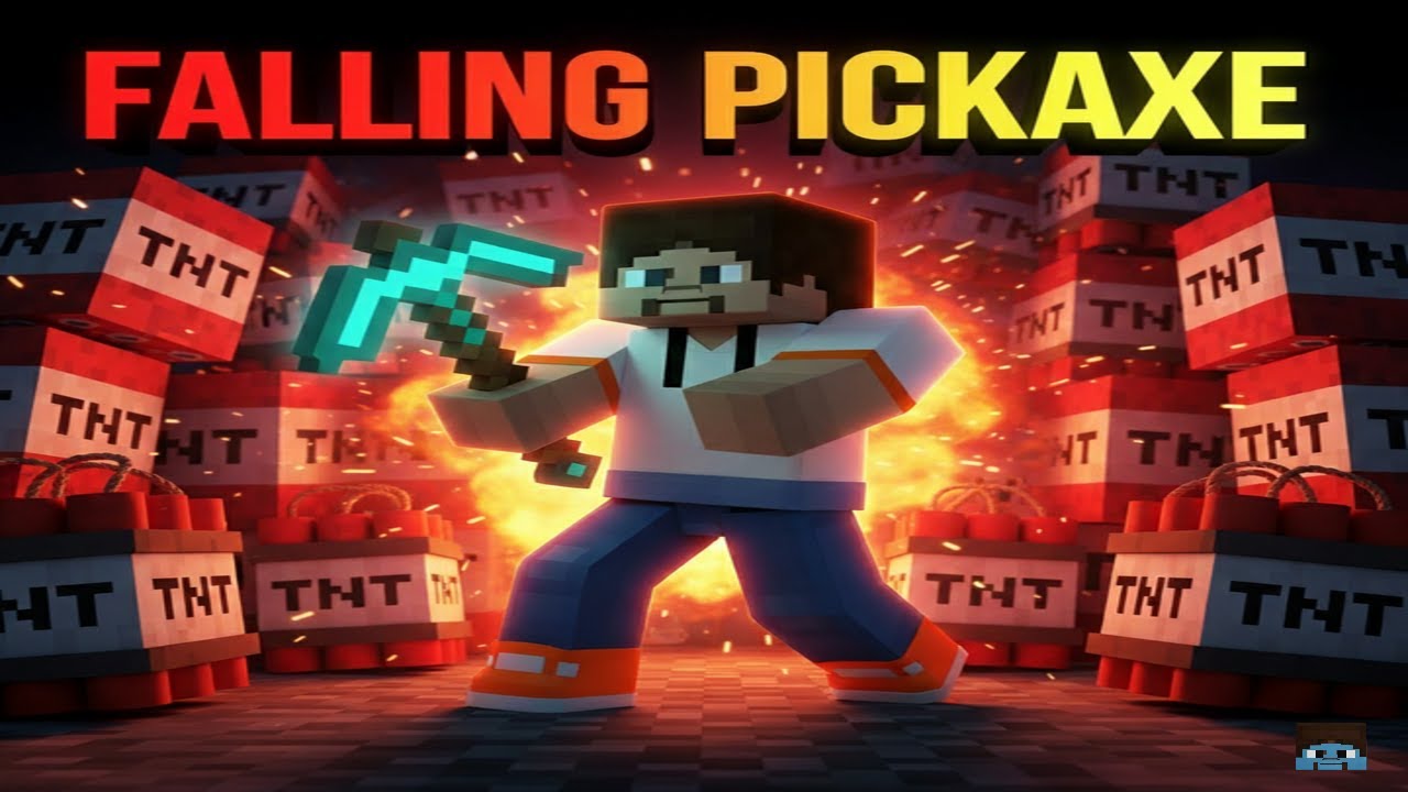 🔴 Falling Pickaxe | Minecraft