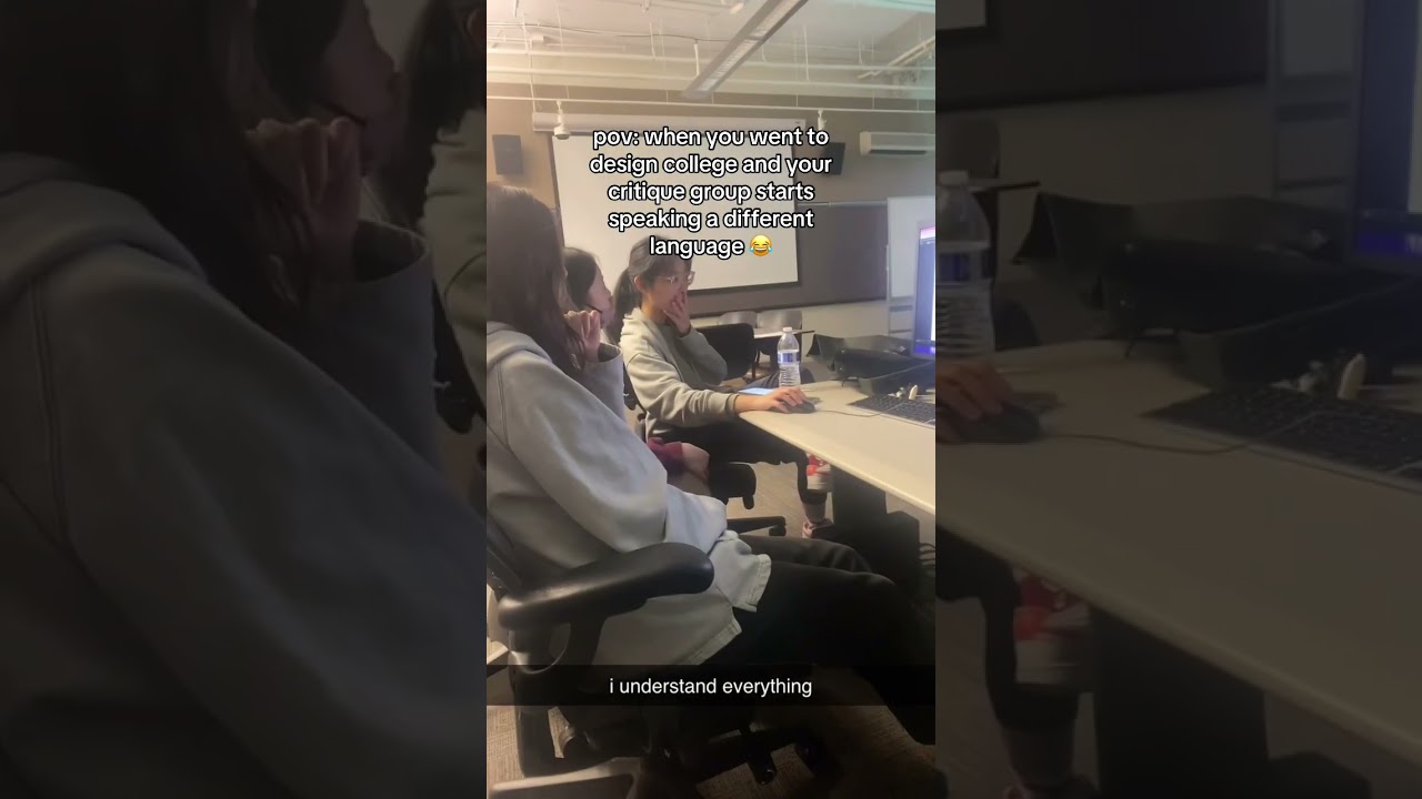 POV: You&rsquo;re in a design critique&hellip; but forgot your translator..