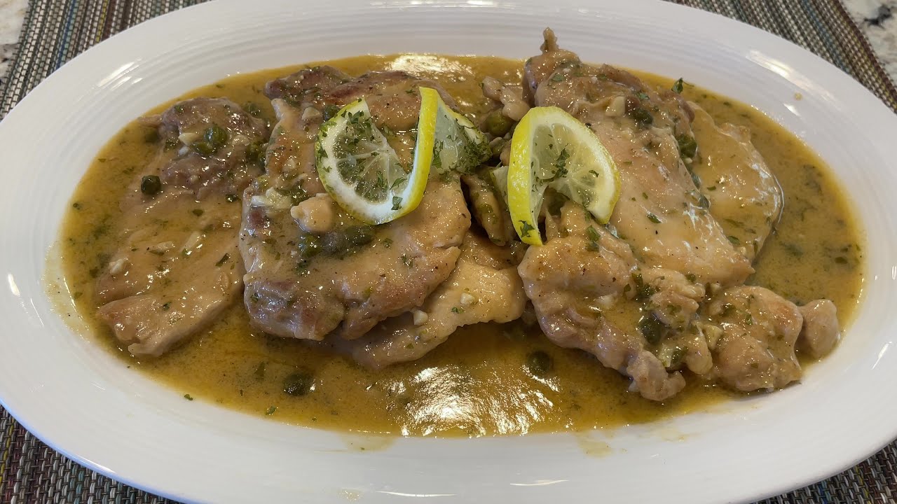 Piccata di sovracosce di pollo