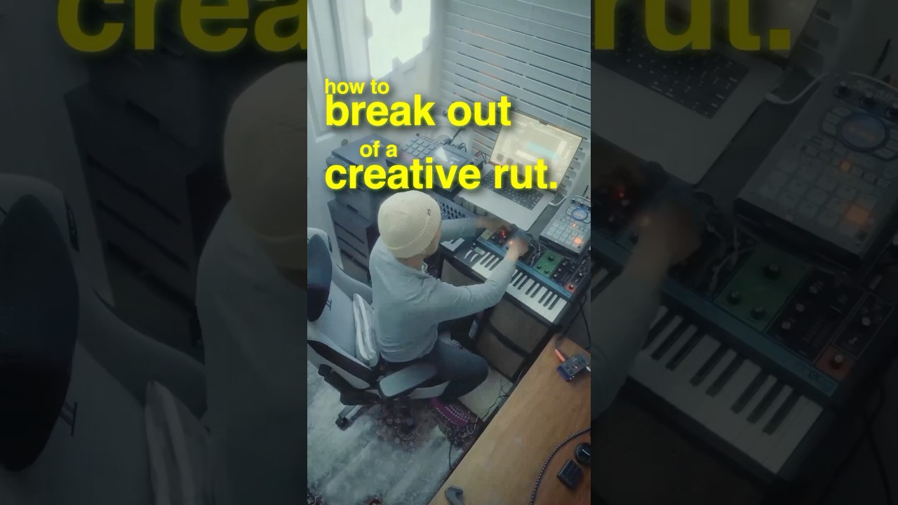 how to break out of a creative rut