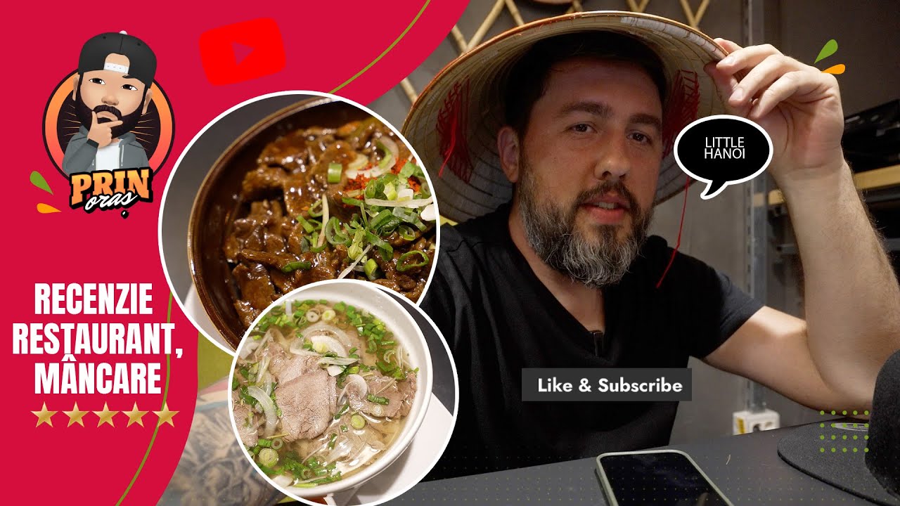 Am mancat la Little Hanoi Iasi  - Pho Bo si Vita cu orez -  RECENZII MANCARE / RESTAURANTE