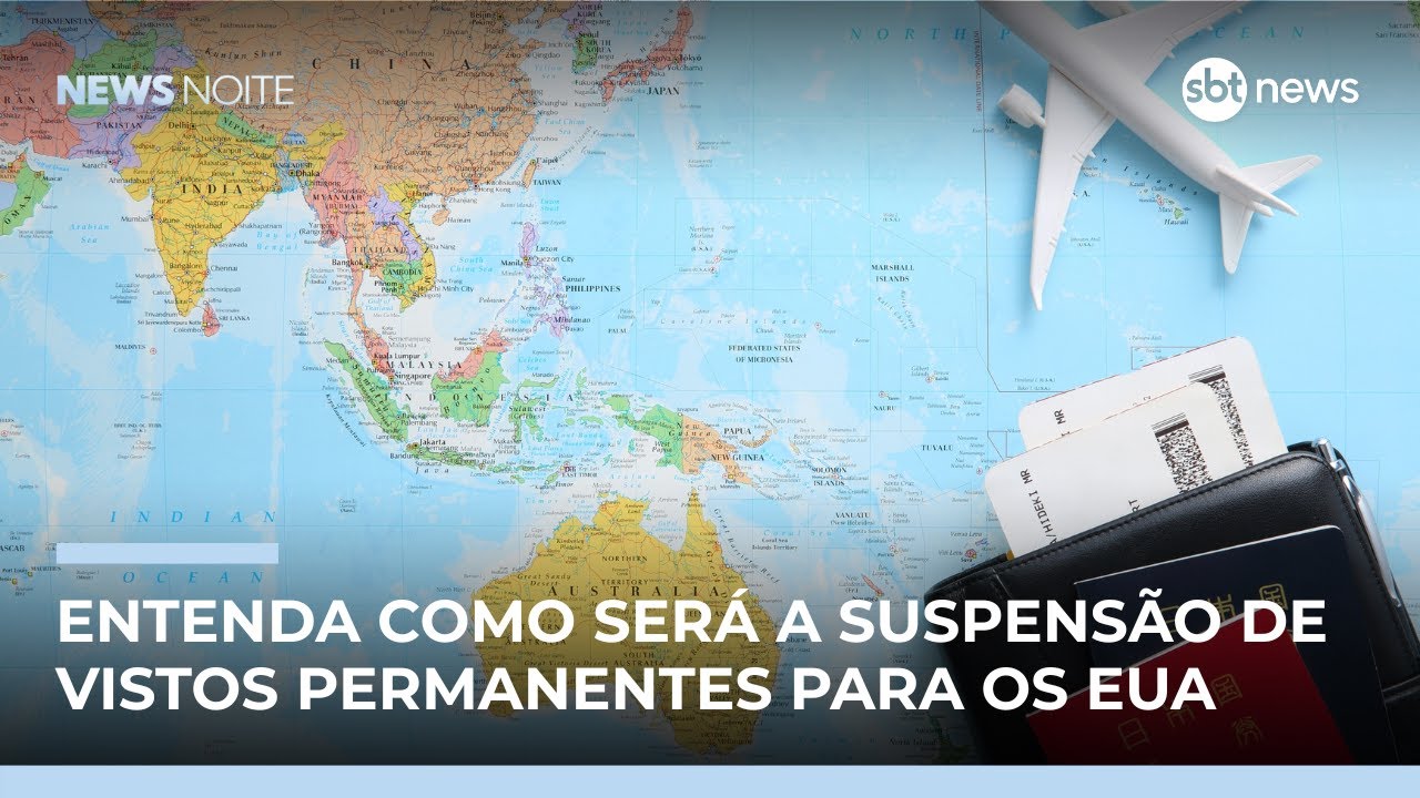Emissão de vistos americanos é congelada e afeta brasileiros | #NewsNoite
