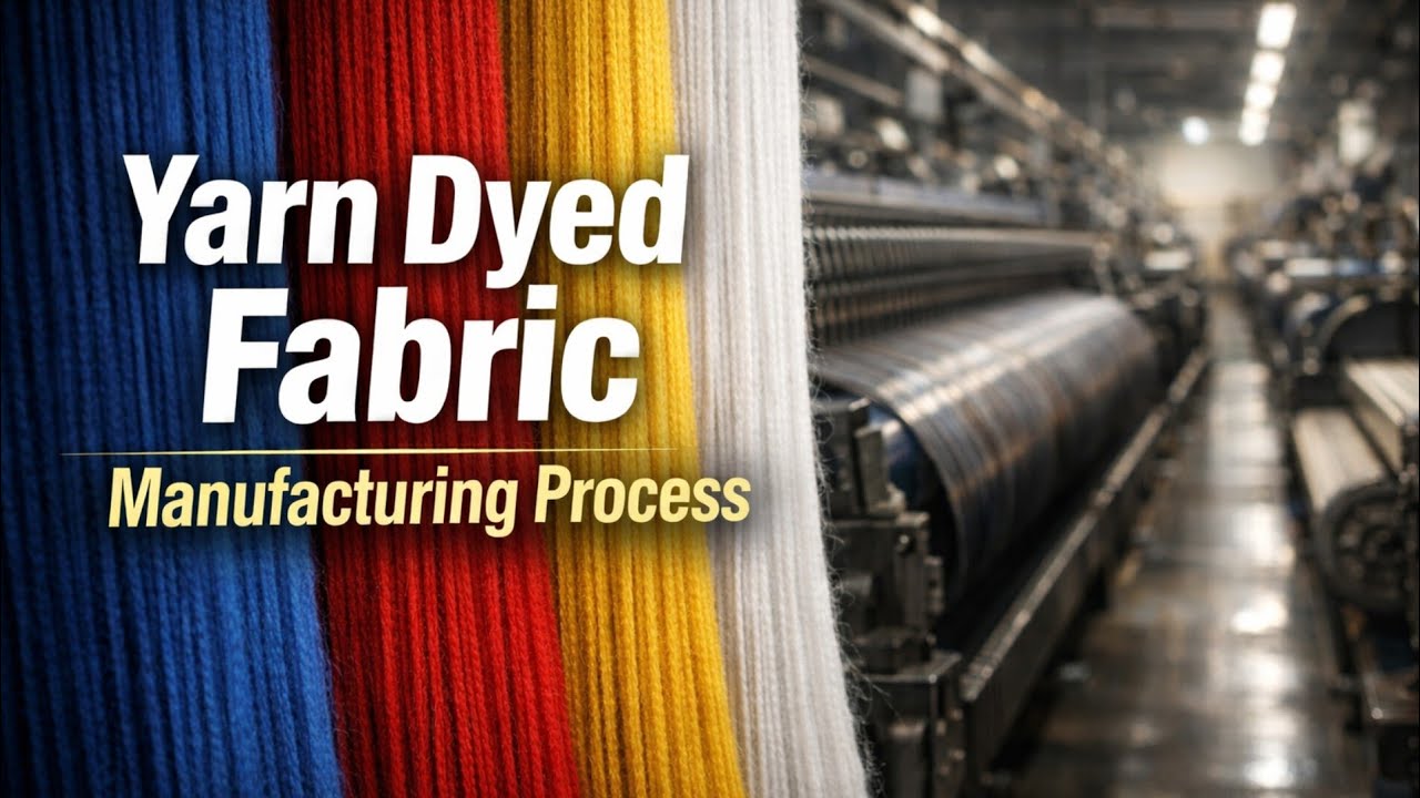 Amazing Yarn Dyed Fabric Manufacturing Process | Lungi Manufacturing Process 