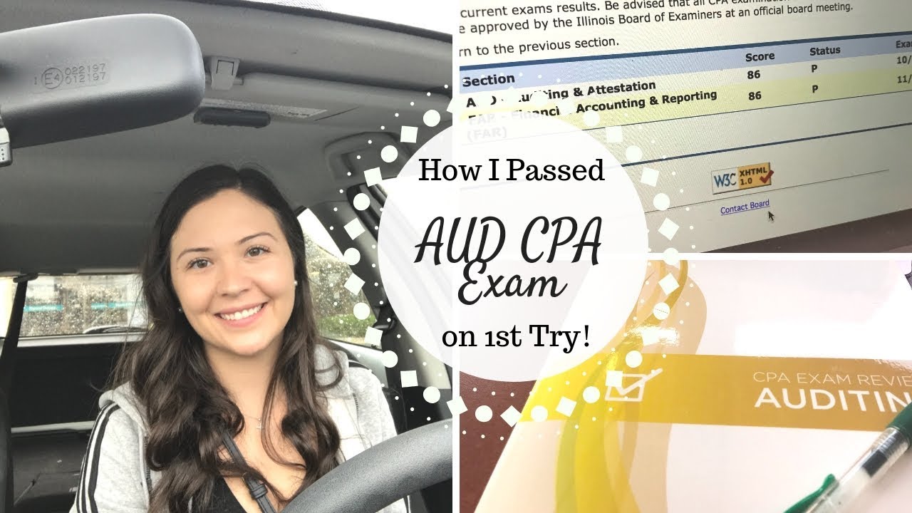 How I Passed Audit on My 1st Try | CPA Exam |
