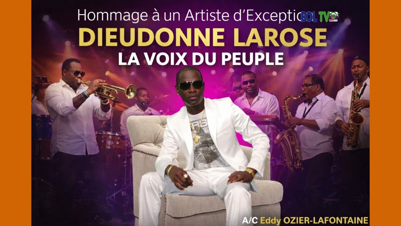 HOMMAGE A UN ARTISTE D'EXCEPTION DIEUDONNE LAROSE. A/C Eddy OZIER-LAFONTAINE