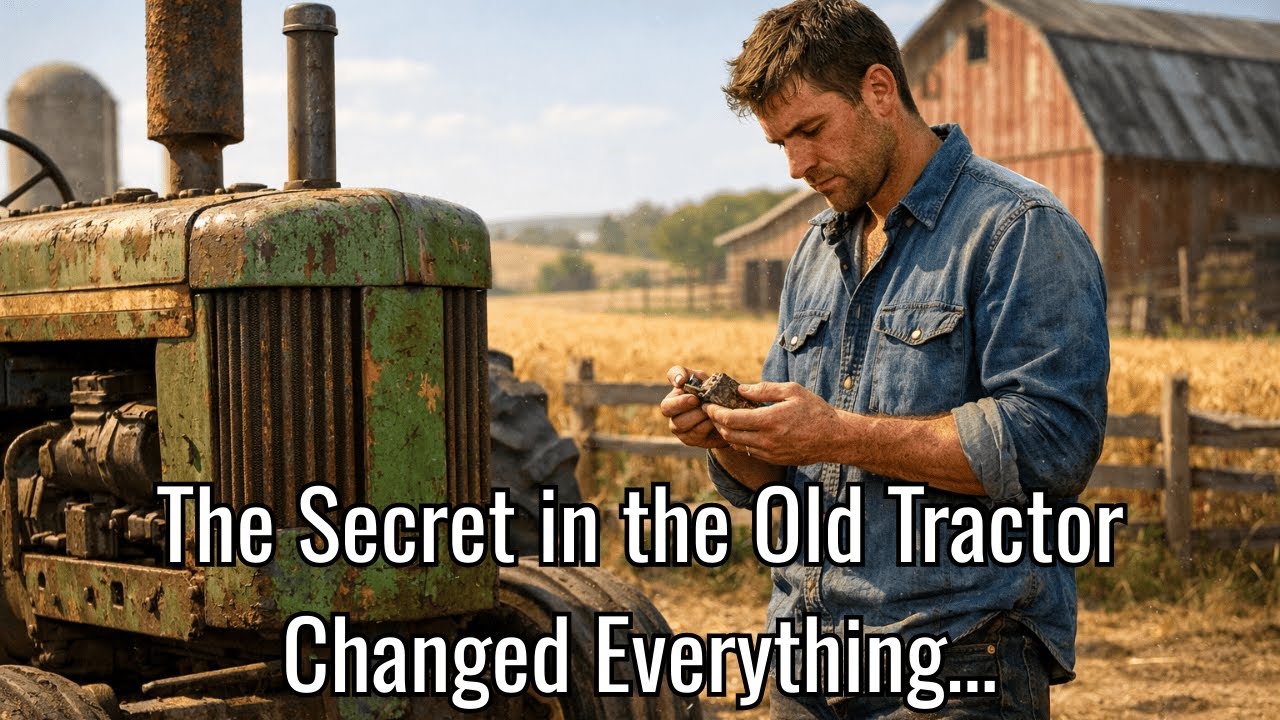 My Cousin Got the Fancy New Combine — I Got Grandpa's Rusty Deere… and a Secret He Never Told Anyone
