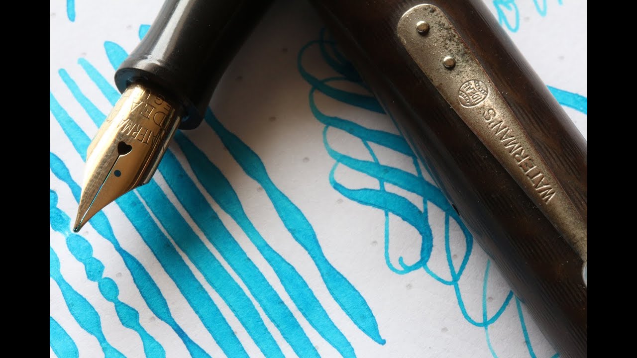 Rare Vintage Waterman's 72 Eyedropper with a Great Flexible Nib
