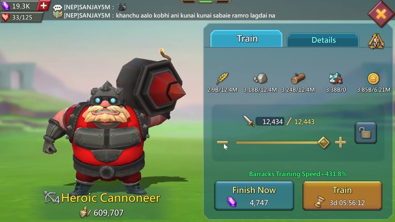 17mil troops push in the solo trap - lords mobile