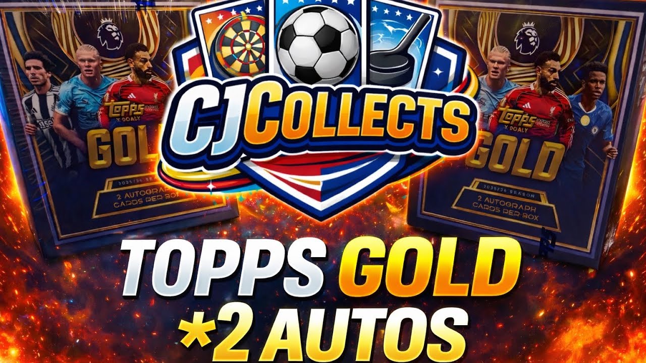 **FIRST VIDEO**🎉                                       🏆 Topps Gold – MASSIVE Hits & 2 AUTOS!😱