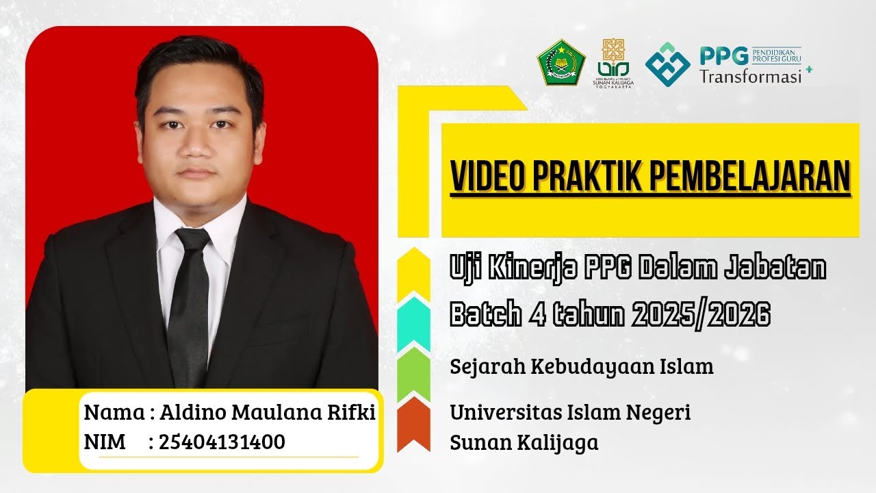 VIDEO UKIN PPG DALJAB BATCH 4. LPTK UIN SUNAN KALIJAGA YOGYAKARTA TAHUN 2026.