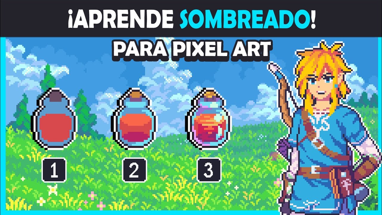 🔴 CÓMO HACER PIXEL ART: El Sombreado 🎨