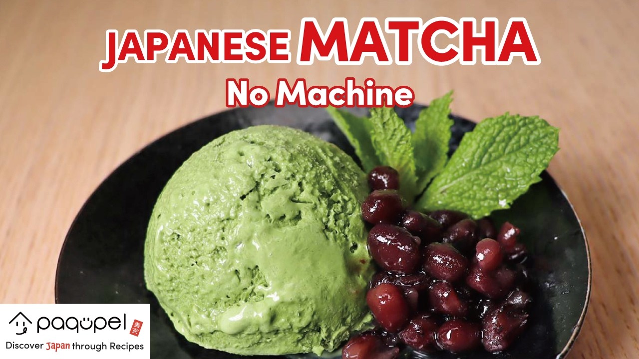 Easy Vegan Matcha Ice Cream | Authentic Japanese Green Tea Ice Cream (No Machine, 4 Ingredients)