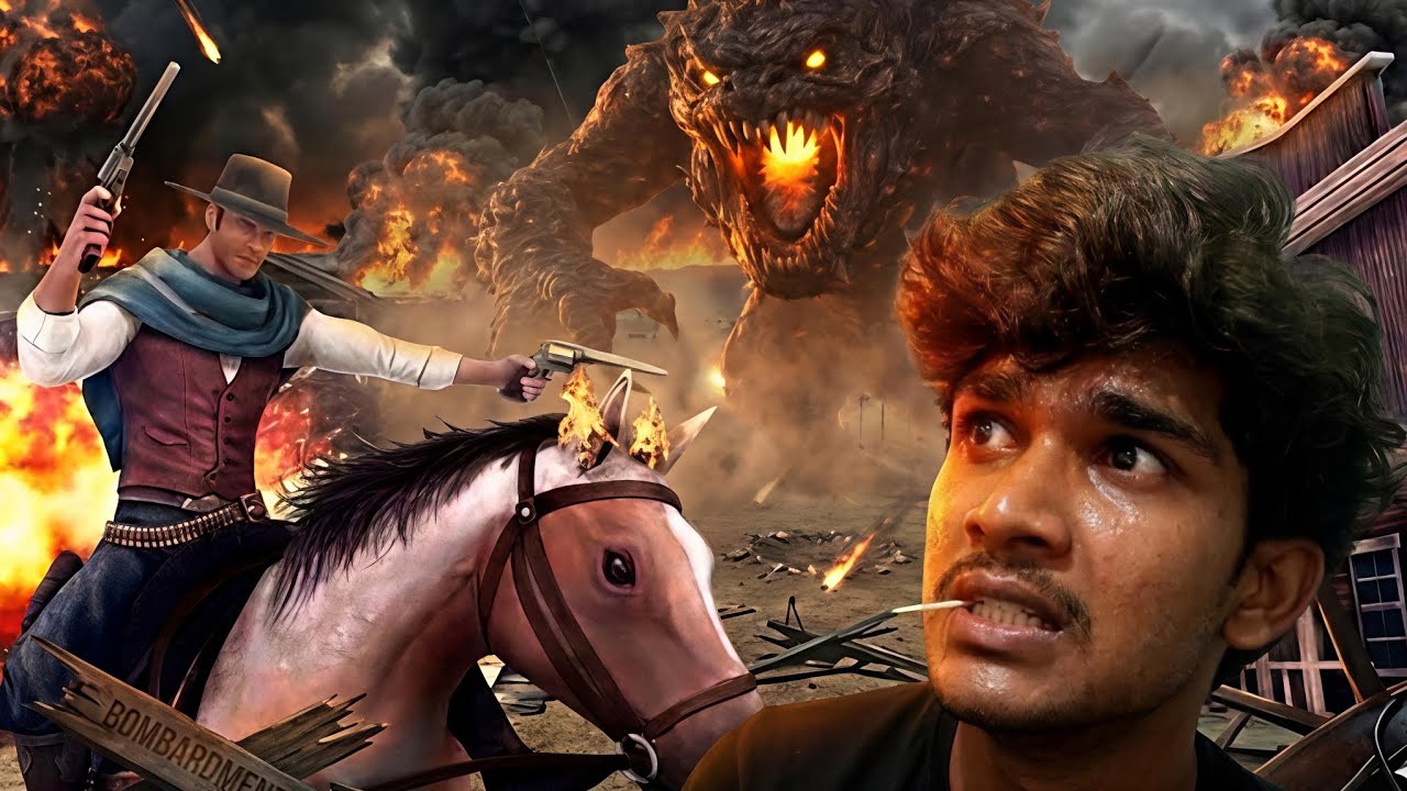 Cowboy vs Giant Lava Monster: ||Can We Survive??